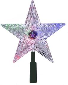 img 3 attached to 🌟 8.5-Inch Kurt Adler LED Color-Changing Light Star Tree Topper