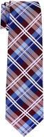 retreez elegant tartan plaid microfiber boys' accessories : neckties logo