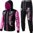 hakjay tracksuit full zip running athletic sports & fitness for team sports logo
