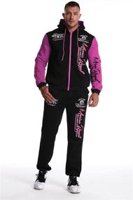 img 2 attached to Hakjay Tracksuit Full Zip Running Athletic Sports & Fitness for Team Sports