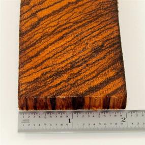 img 2 attached to 🔪 Zebrawood Knife Scales - Bookmatched Exquisite Wood for Enhanced SEO