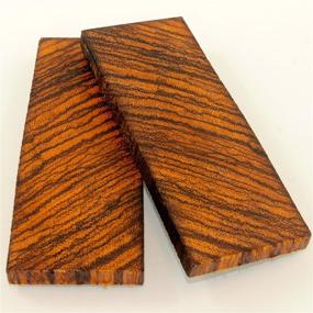 img 3 attached to 🔪 Zebrawood Knife Scales - Bookmatched Exquisite Wood for Enhanced SEO