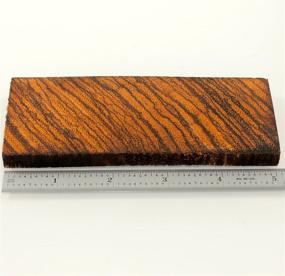 img 1 attached to 🔪 Zebrawood Knife Scales - Bookmatched Exquisite Wood for Enhanced SEO