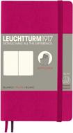 📓 leuchtturm1917 - a6 plain softcover pocket notebook (berry) - 123 numbered pages logo