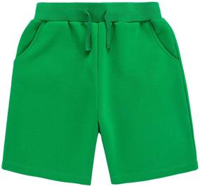 img 4 attached to 🩳 UNCOO Boys' Active Jogger Shorts: High-Quality and Healthy Fabric Clothing