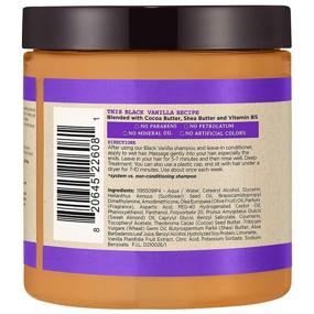 img 3 attached to 🌿 Revitalize and Nourish Dry, Dull Hair with Carol's Daughter Black Vanilla Moisture and Shine Hair Smoothie - Shea Butter, Cocoa Butter, and Vitamin B5 Infused Hair Treatment - 8 oz (Paraben Free, Packaging May Vary)