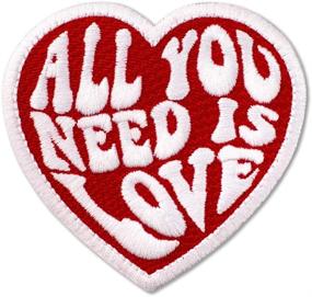 img 4 attached to ❤️ The Beatles All You Need is Love Patch - Iron On Embroidered (3" x 2.8")