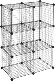 img 4 attached to Black Cube Storage Shelves by AmazonBasics