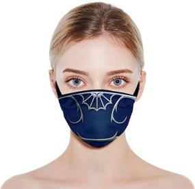 img 1 attached to 🔥 Versatile and Stylish Unisex Face Mask Set with 6 Filters - Reusable, Washable, and Cool