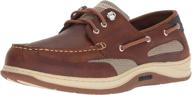 👞 sebago men's clovehitch in brown/tan logo