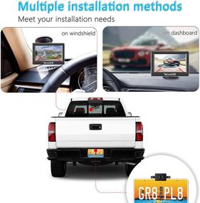 img 1 attached to VECLESUS WM1 Wireless Backup Camera System with Superior Night Vision, 4.3” LCD Monitor and Wide Viewing Angle - Stable Signal Rear View Camera for Car, Sedan, SUV, Pickup Truck, and Minivan