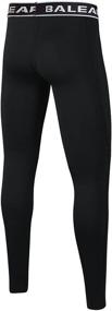 img 3 attached to 🏋️ BALEAF Youth Compression Pants Base Layer Leggings for Boys/Girls - Sports Tights for Yoga, Running, Workout, and Training