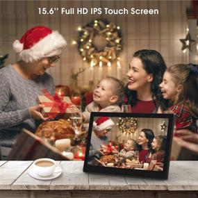 img 3 attached to 🖼️ Dragon Touch Classic 15 Digital Picture Frame, 15.6” FHD Touch Screen WiFi Digital Photo Frame - Instantly Share Photos and Videos via App, Email, Cloud - Wall Mountable for Portrait and Landscape Orientations