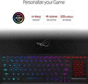 img 1 attached to 🎮 Обновленный игровой ноутбук ASUS ROG Zephyrus S Ultra Slim, 15,6 дюймов 144 Гц IPS, Intel i7-8750H, GeForce GTX 1070 8 ГБ, 24 ГБ DDR4, 1 ТБ PCIe NVMe SSD, Windows 10 Home - GX531GS-AH78