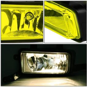 img 3 attached to 🔦 DNA Motoring FL-ZTL-804-AM Amber Lens Fog Light Lamps+Switch: Enhanced Visibility and Control