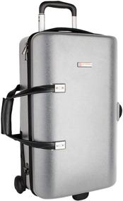 img 4 attached to 🎺 Protec Triple Trumpet Case with Wheels: Sleek Silver Design (BLT301TSX)