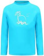 boys' sleeve protection surfing sunsuits swimwear & clothing logo