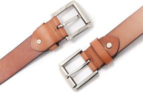 img 1 attached to Premium Leather Outdoor Workwear Men's Accessories and Belts by Ground Mind