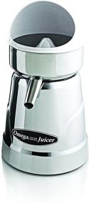 img 2 attached to 🍊 Omega Juicer C-20C: Professional Citrus Juicer with 3 Juice Cones, 1800 RPM, Surgical Steel Bowl, Non-Slip Feet - Silver Metallic