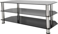 avf sdc1140 stand 55 inch chrome logo