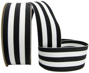 img 1 attached to Ribbon Bazaar Grosgrain Stripes Polyester