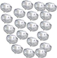 rdexp 25mm sofa headboard upholstery crystal buttons - pack of 20 - furniture decorative accessories logo