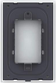 img 1 attached to LIVOLO Blank Wall Plate: 1-Gang Standard Size for Decorative Purposes Only, White Tempered Glass Panel