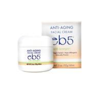 🧴 eb5 classic anti-aging face cream with synergex: reduces wrinkles, vegan and hypo-allergenic moisturizer in 2 oz. jar logo