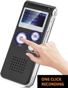 img 3 attached to 🎙️ Enhanced Digital Voice Recorder Meeting 8G - Intuitive Operation, Crystal-Clear Recording & Playback - Voice Activated - Ideal for Lectures, Portable Recording Device - Grabadora de Voz Digital