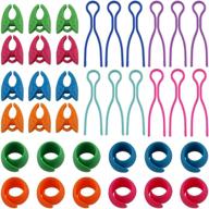 🧵 bobbin holders thread buddies, benbo 36 pack bobbin clamps holders clips bobbin thread spool huggers for embroidery quilting sewing accessory organization logo