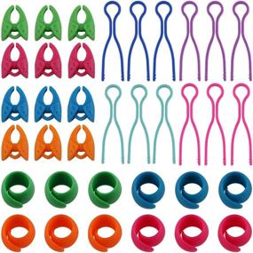 img 4 attached to 🧵 Bobbin Holders Thread Buddies, BENBO 36 Pack Bobbin Clamps Holders Clips Bobbin Thread Spool Huggers for Embroidery Quilting Sewing Accessory Organization