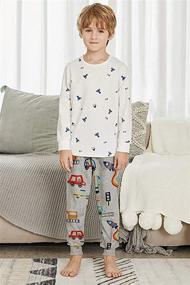 img 3 attached to Colorful and Fun: EULLA Cartoon Rainbow Drawstring Sweatpants for Boys
