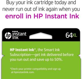 img 1 attached to High-yield Ink Cartridge for HP 64XL Tri-color, Compatible with HP ENVY Photo 6200, 7100, 7800 Series, Instant Ink Eligible - N9J91AN