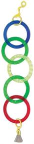 img 2 attached to 🦜 Enhance Your Small Bird's Joyful Playtime with JW Pet Company Activitoy Olympia Rings - Vibrant Colors!