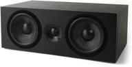 neumi cs5 center channel speaker - dual 5-inch woofers, 1-inch tweeter - dark wood - single unit logo