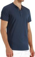 👔 regular men's clothing: classic collarless t-shirts for business logo