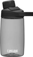 🍶 charcoal camelbak chute mag water bottle - 12 oz: enhance your hydration on-the-go logo