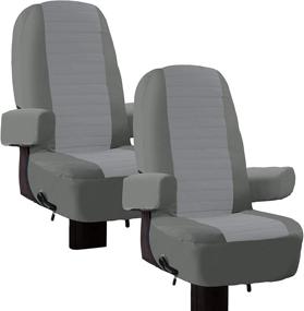 img 4 attached to Усилите и защитите капитанские сиденья вашего рекреационного автомобиля с помощью чехлов на сиденья Classic Accessories Over Drive - 2 штуки!