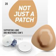 🌟 revolutionary not just a patch: extended wear & hypoallergenic design for freestyle libre and medtronic sensors - 10+ days durability, unique originality, $1/week - choose from 9 vibrant colours in tan! логотип