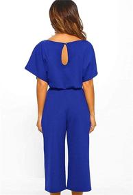img 2 attached to 👗 QUEENIE VISCONTI Women Summer Jumpsuit: Trendy Women's Clothing for Jumpsuits, Rompers & Overalls