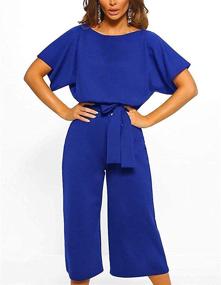 img 3 attached to 👗 QUEENIE VISCONTI Women Summer Jumpsuit: Trendy Women's Clothing for Jumpsuits, Rompers & Overalls