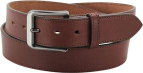 img 4 attached to Mens Black Bridle Leather Belt Men's Accessories