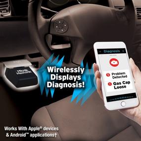 img 1 attached to 🚗 Ontel Micro Mechanic: OBD2 Portable Check Engine Car Code Reader Diagnostic Tool, Bluetooth Wireless Scanner - iOS & Android Compatible (As Seen on TV)