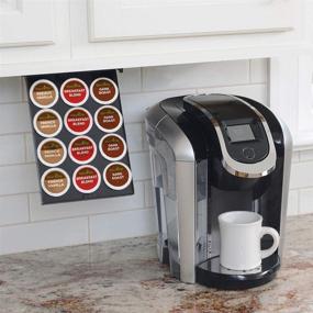 img 1 attached to 🔧 Convenient and Space-Saving EZ-Shelf: Under Shelf Storage for Keurig K Cup Coffee Pods by Perfect Pod