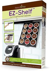 img 3 attached to 🔧 Convenient and Space-Saving EZ-Shelf: Under Shelf Storage for Keurig K Cup Coffee Pods by Perfect Pod