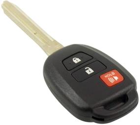 img 3 attached to Convenient Keyless Entry Solution: Keyless2Go Replacement Head Key Fob for Toyota Rav4, Highlander, Tacoma (2 Pack)