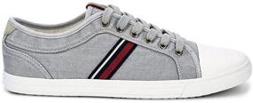 img 2 attached to Madison Grey Canvas Shoes by Ben Sherman