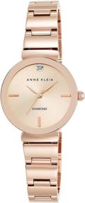 img 4 attached to Ослепительная элегантность: "Anne Klein 💎 Женские часы с браслетом с настоящим бриллиантом".