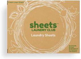 img 3 attached to 🌿 Convenient and Eco-Friendly: 50 Compostable Laundry Detergent Sheets + 40 Plastic-Free Fabric Softener Dryer Sheets (Fresh Linen, Lavender)