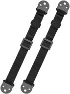 perlesmith heavy duty tv anti-tip straps for child safety - dual screen and furniture safety straps with metal plate - adjustable, earthquake resistant tv safety straps (psas1) logo